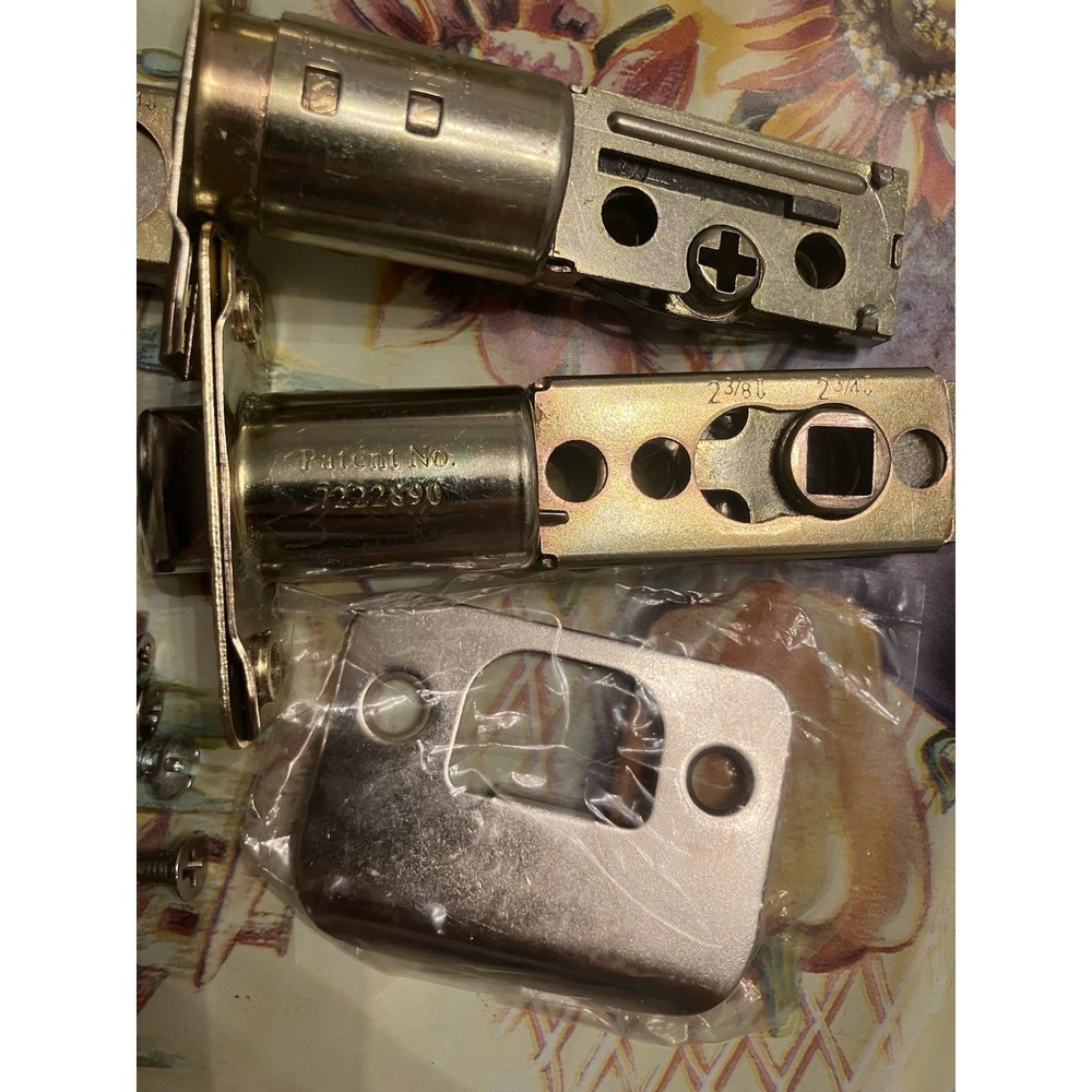 Assortment of Brass plated Door Knobs and Handles with Hardware for Interior MCM - Picture 10 of 15